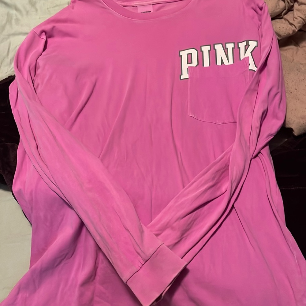 Pink long sleeve shirt